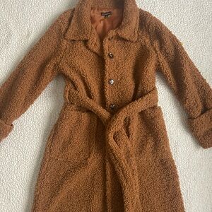 Shinestar Warm Brown Teddy Coat
